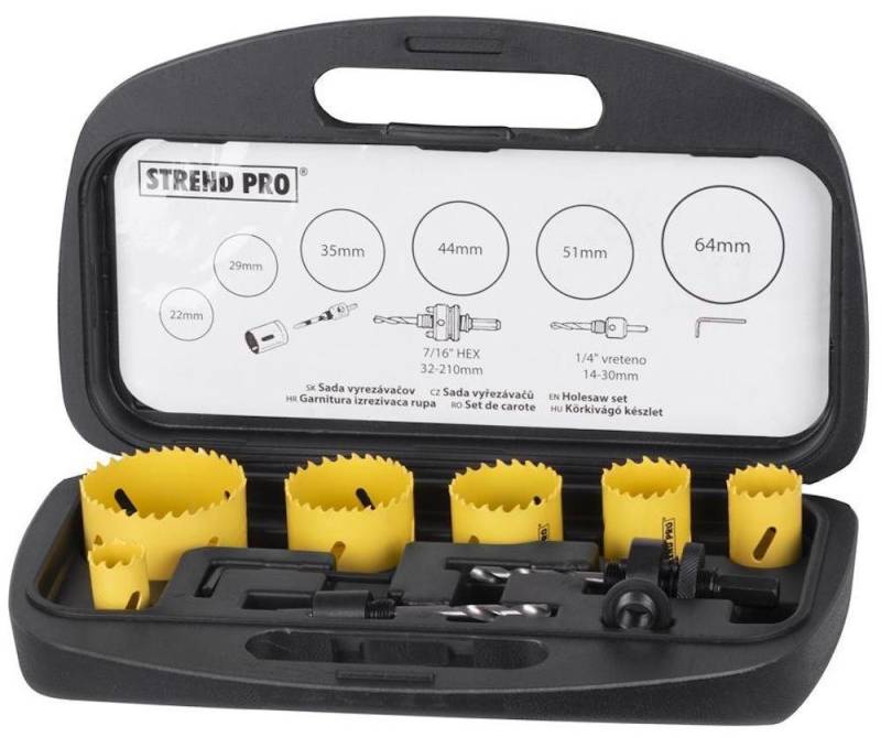 PROREGAL® Bohrersatz Lochsäge Set BI-Metal 9 PCs von PROREGAL®