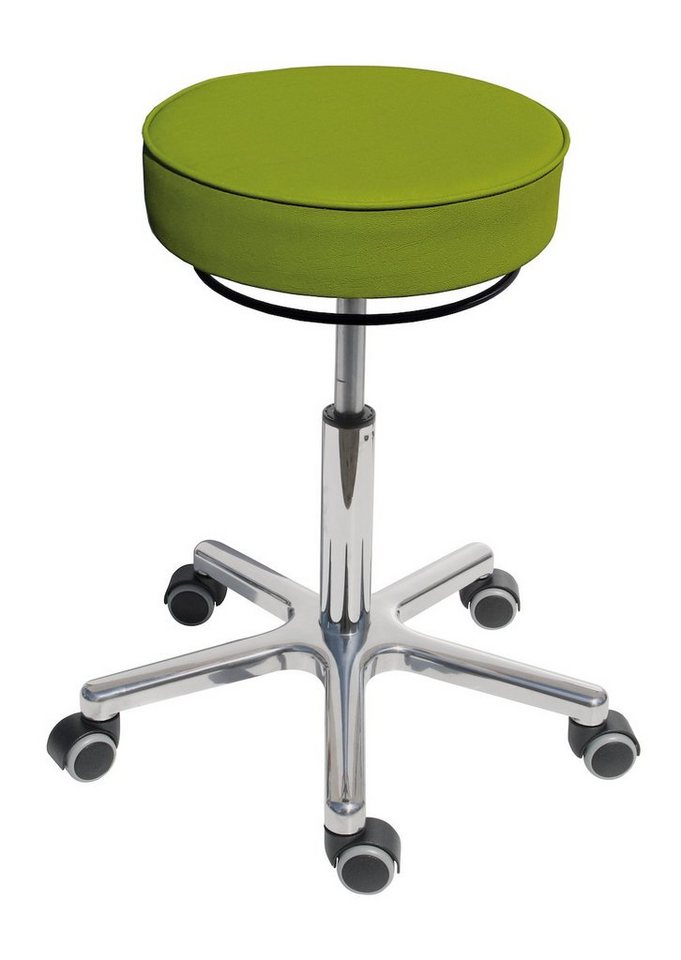 PROREGAL® Drehhocker Drehhocker Indianapolis High, Sitzh. 54-72cm, Ø53cm, tdw 110kg, Limone von PROREGAL®