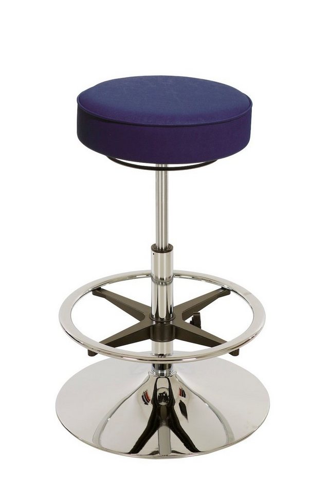 PROREGAL® Drehhocker Drehhocker Indianapolis High, Sitzh. 54-72cm, Ø53cm, tdw 110kg von PROREGAL®