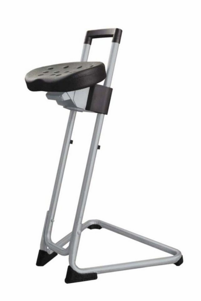 PROREGAL® Drehstuhl Antistatische Stehhilfe San Diego mit ESD-Sitz, Tragfähigkeit 110kg von PROREGAL®