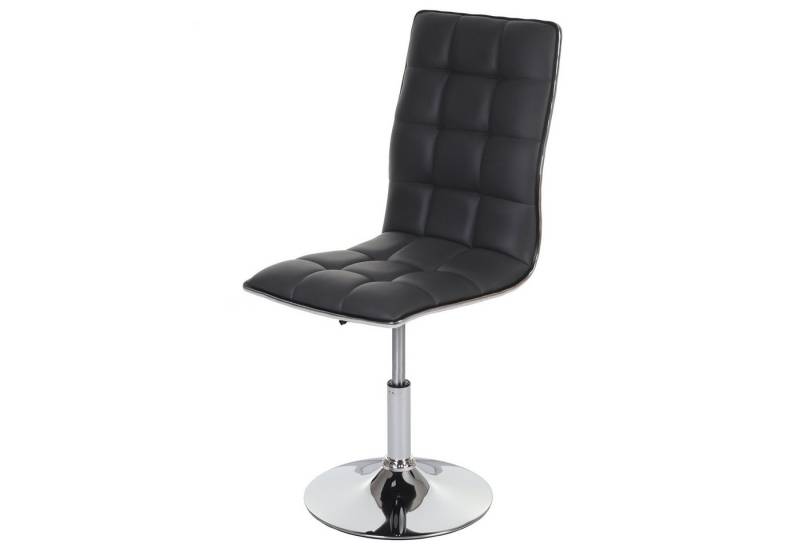 PROREGAL® Esszimmerstuhl 2x Esszimmerstuhl HxBxT 103x43x54cm Sitzhöhe 41cm Kunstleder Grau von PROREGAL®