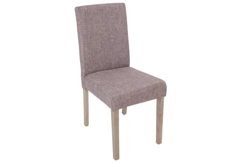 PROREGAL® Esszimmerstuhl 2x Esszimmerstuhl HxBxT 90x43x56cm Textil Beine Struktur Grau von PROREGAL®