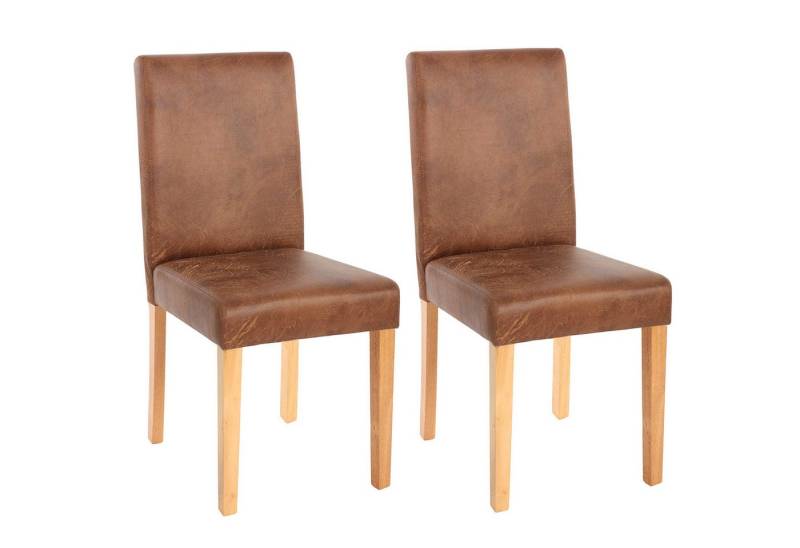 PROREGAL® Esszimmerstuhl 2x Esszimmerstuhl Stuhl Küchenstuhl 90x43x56cm Textil Wildlederimitat von PROREGAL®