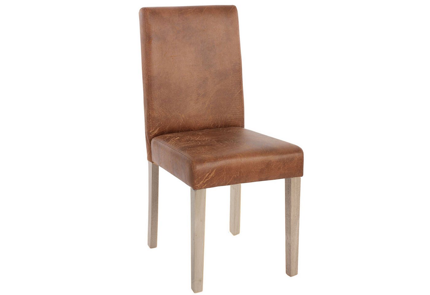 PROREGAL® Esszimmerstuhl 4x Esszimmerstuhl 90x43x56cm Stuhl Küchenstuhl Textil Wildlederimitat von PROREGAL®
