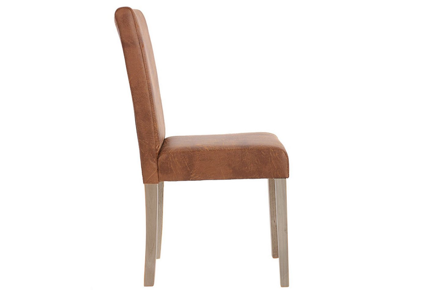 PROREGAL® Esszimmerstuhl 6x Esszimmerstuhl 90x43x56cm Stuhl Küchenstuhl Textil Wildlederimitat von PROREGAL®