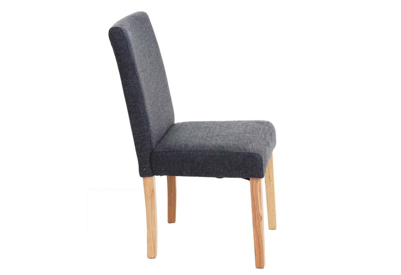 PROREGAL® Esszimmerstuhl 6x Esszimmerstuhl Küchenstuhl 90x43x48cm Textil Anthrazitgrau von PROREGAL®
