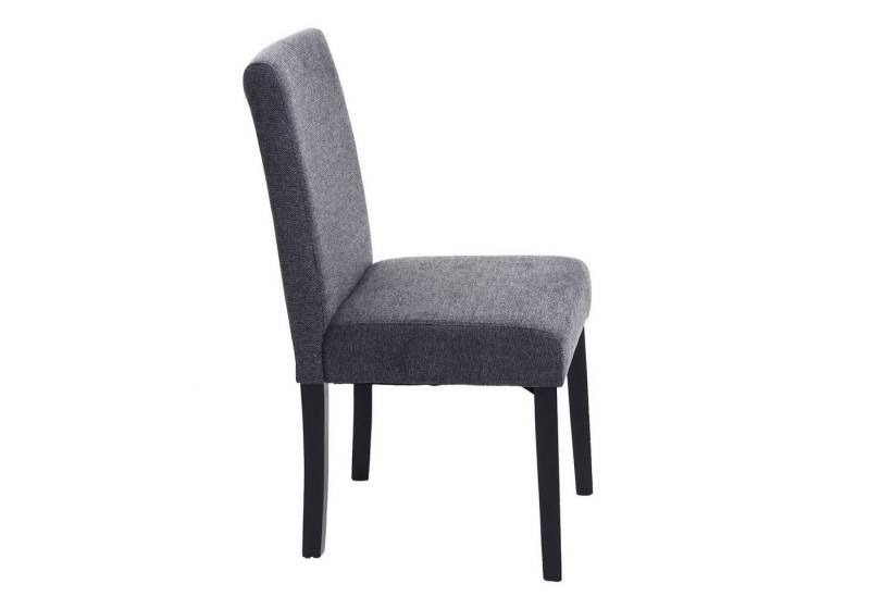 PROREGAL® Esszimmerstuhl 6x Esszimmerstuhl Küchenstuhl 90x43x48cm Textil Anthrazitgrau von PROREGAL®