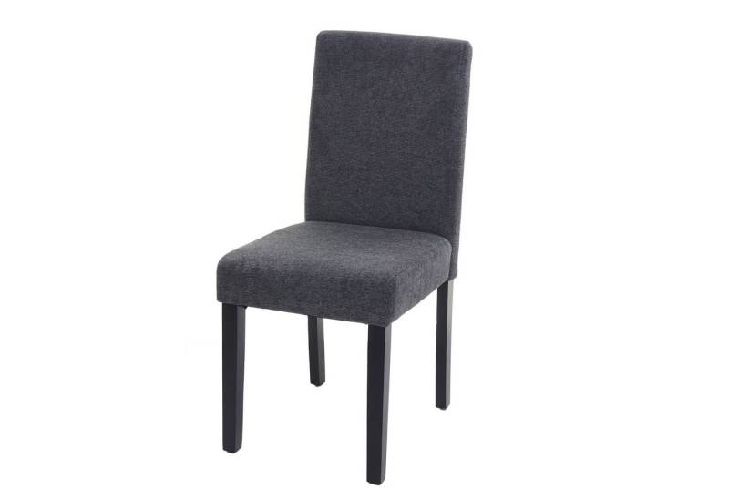 PROREGAL® Esszimmerstuhl Esszimmerstuhl klassisch HxBxT 90x43x56cm Stoff/Textil Anthrazitgrau von PROREGAL®
