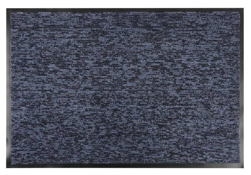 PROREGAL® Fußmatte Fußmatte, Schmutzfangmatte 60x90cm, Schwarz-blau von PROREGAL®