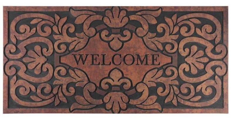 PROREGAL® Fußmatte Fußmatte, Schmutzfangmatte RBM116, 120x58cm, Gummi von PROREGAL®