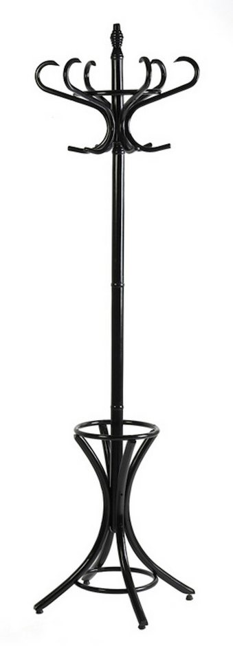 PROREGAL® Garderobenständer Freistehender Garderoben- & Regenschirmständer aus Holz, Braun von PROREGAL®