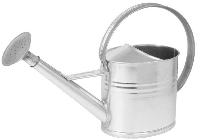 PROREGAL® Gießkanne Verzinkte Gießkanne 12 Liter mit Brauseaufsatz von PROREGAL®