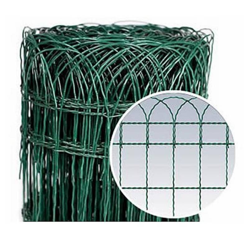 PROREGAL® Gartenzaun Drahtzaun, Drahtnetz Gardenet 65cm, L-25m, PVC, dekorativ von PROREGAL®