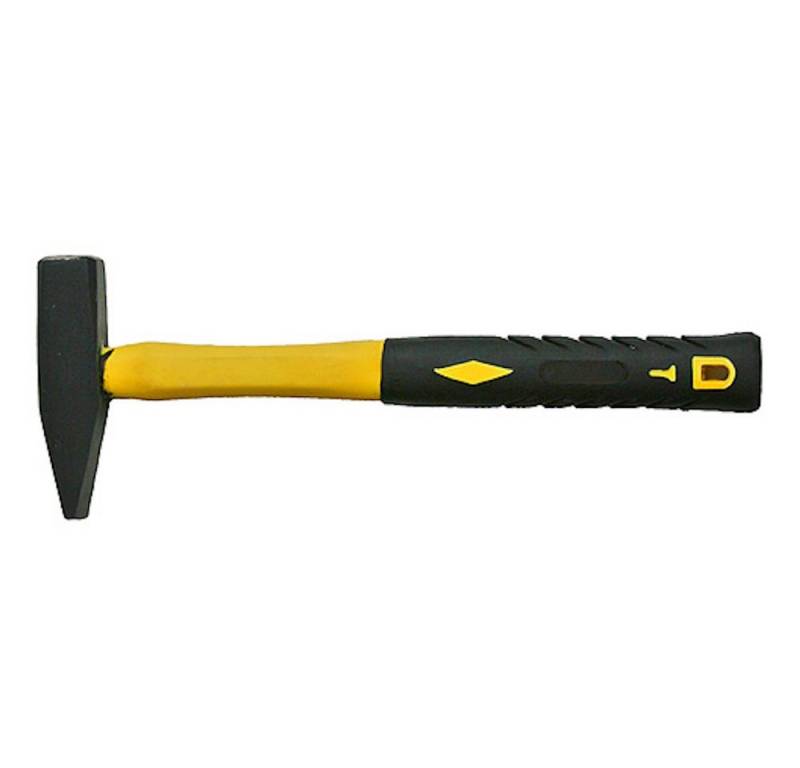 PROREGAL® Hammer Schlosserhammer 0,6 kg Fiberglasstiel mit Gummigriff von PROREGAL®