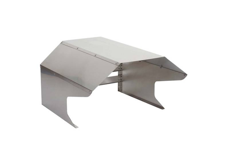 PROREGAL® Mähroboter-Garage Mähroboter-Garage 41x60x70cm Metall Edelstahl Dach für Rasenmäher von PROREGAL®