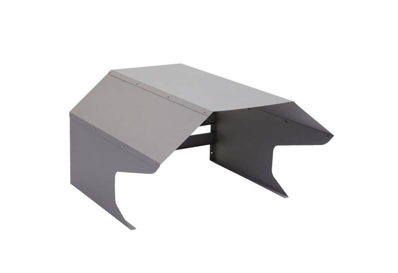 PROREGAL® Mähroboter-Garage Mähroboter-Garage 41x60x70cm Metall Grau Dach Unterstand Rasenmäher von PROREGAL®