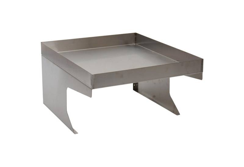 PROREGAL® Mähroboter-Garage Mähroboter-Garage Pflanzkasten 37x60x70cm Edelstahl Dach Rasenmäher von PROREGAL®