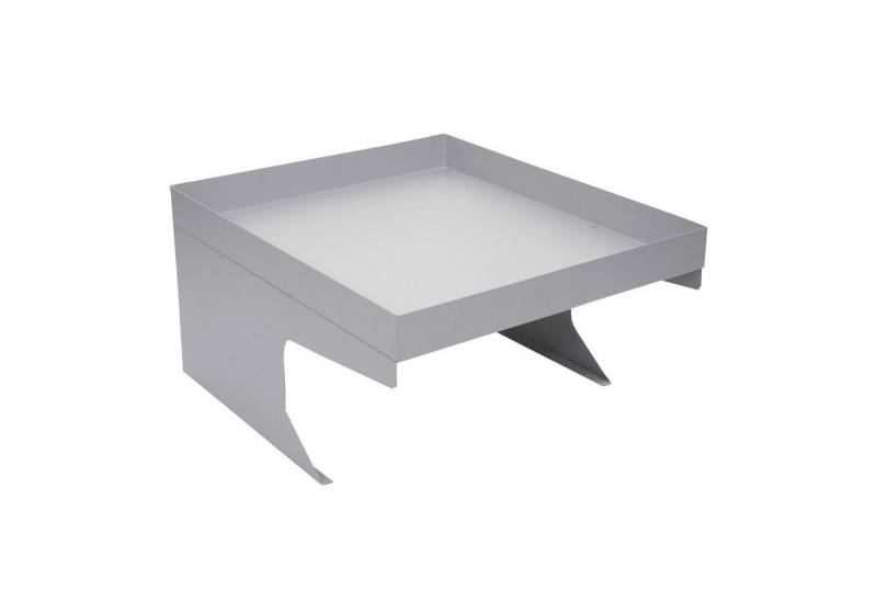 PROREGAL® Mähroboter-Garage Mähroboter-Garage mit Pflanzkasten 37x60x70cm Grau Dach Rasenmäher von PROREGAL®