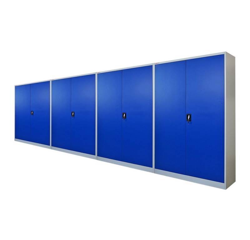 PROREGAL® Mehrzweckschrank Mega Deal Flügeltürenschrank ELEPHANT (4-St) von PROREGAL®