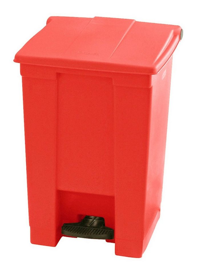 PROREGAL® Mülleimer Pedaleimer, 45,4L, HACCP konformen Polyethylen, Rot von PROREGAL®