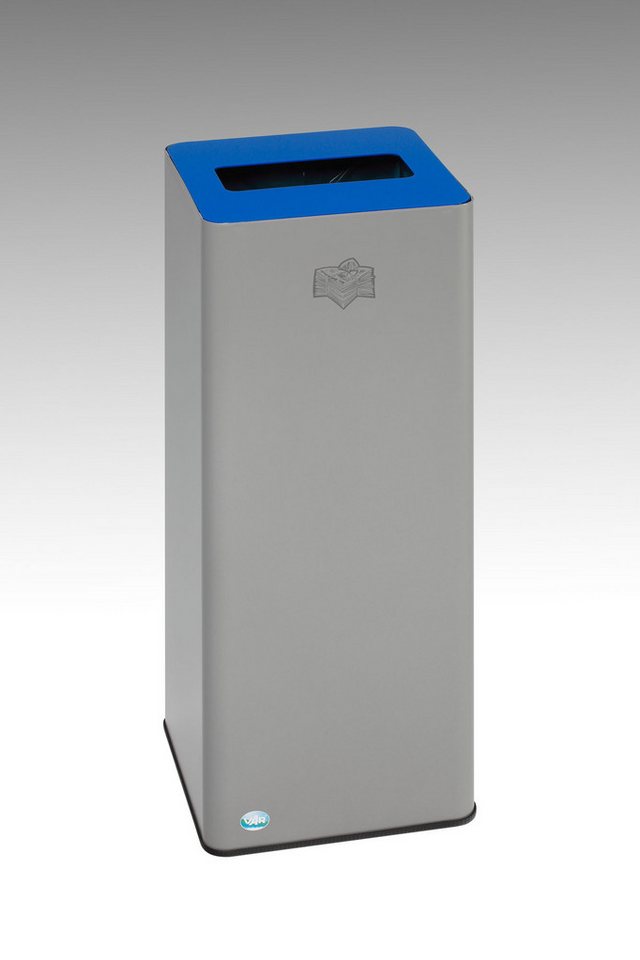 PROREGAL® Mülleimer Robuster Wertstoffsammler 70L 70x32x32cm Blau von PROREGAL®