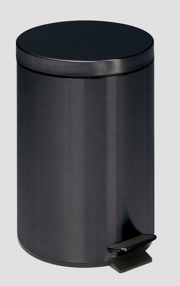 PROREGAL® Mülleimer Tretabfallsammler Fußpedal Inneneimer Griff 20L 45x29x29cm Anthrazit von PROREGAL®