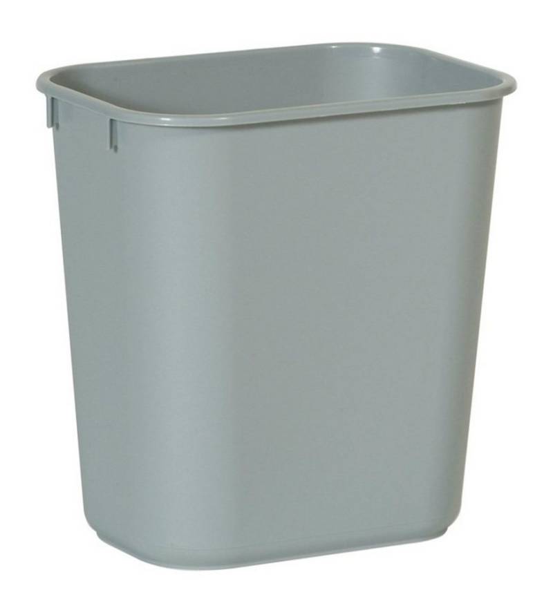 PROREGAL® Mülltrennsystem Rechteckiger Abfallbehälter aus Polyethylen, 12,9L, Grau von PROREGAL®