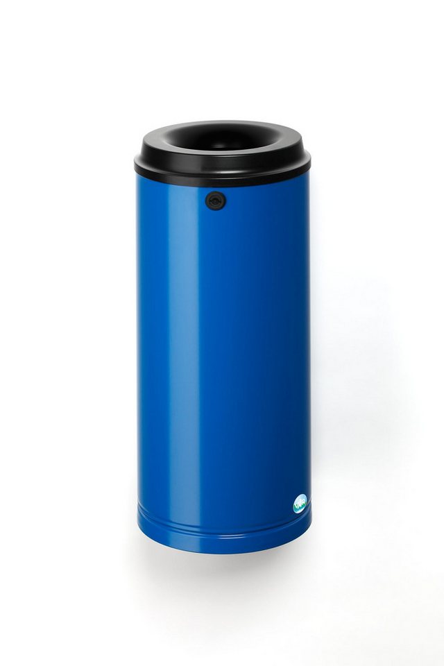 PROREGAL® Papierkorb Robuster Papierkorb Wandhalterung 24L 58x25x25cm Blau von PROREGAL®
