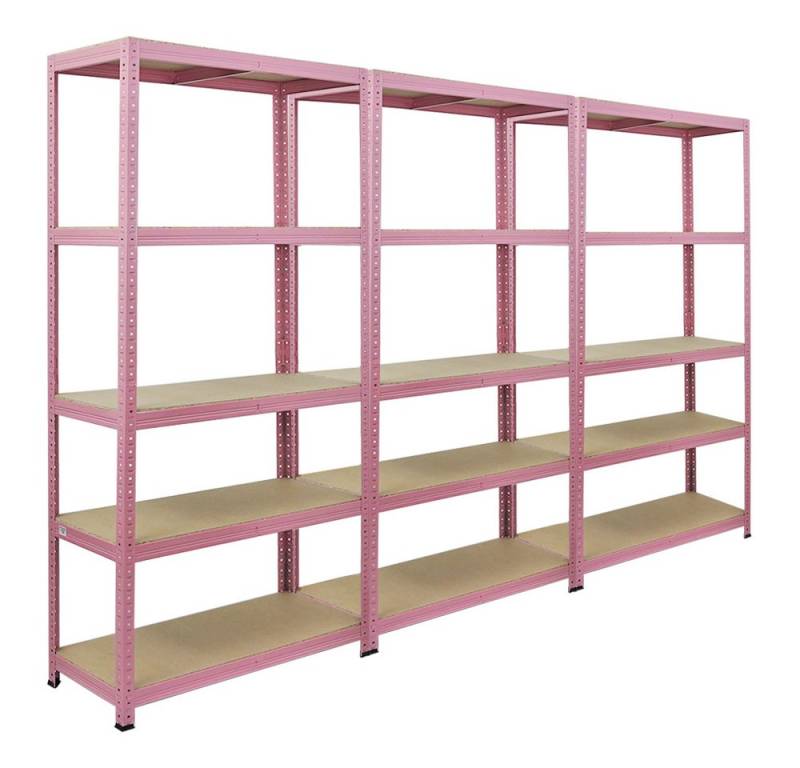 PROREGAL® Regal Mega Deal Wohnregal 180x90x40cm Fachlast 175kg 5 Ebenen, 3-tlg. von PROREGAL®