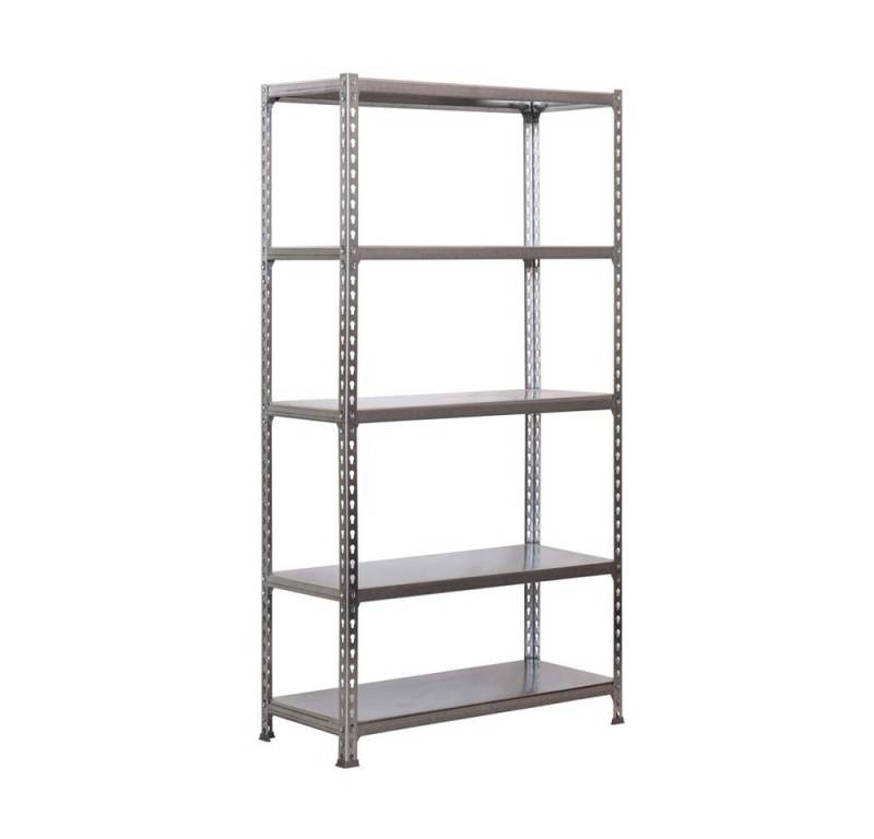 PROREGAL® Schwerlastregal BIG METAL SHARK 200x120x40cm Fachlast 200kg Verzinkt, Erhältlich mit Spanplatten oder Stahböden in vielen Dimensionen von PROREGAL®