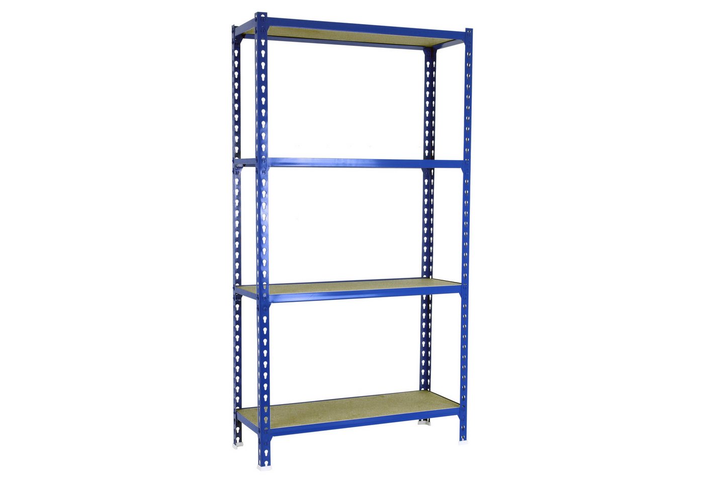 PROREGAL® Schwerlastregal MID MULI 150x110x30cm 4 Fachböden Fachlast 200kg Grau von PROREGAL®