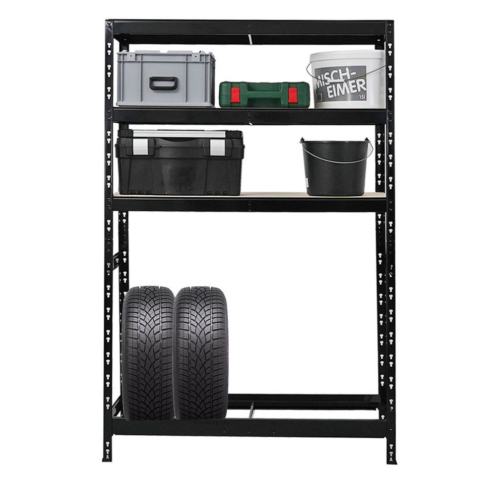 PROREGAL® Schwerlastregal Reifenregal Tiger, HxBxT 180x130x50cm, bis zu 12 Reifen von PROREGAL®