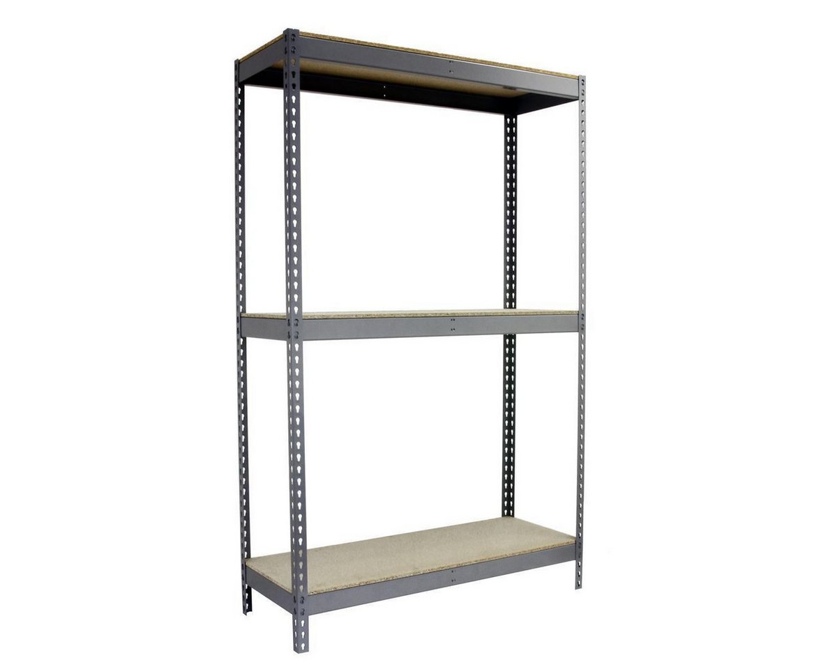 PROREGAL® Schwerlastregal Schwerlastregal Wood Beast Three, HxBxT 200x240x90cm, Grau von PROREGAL®