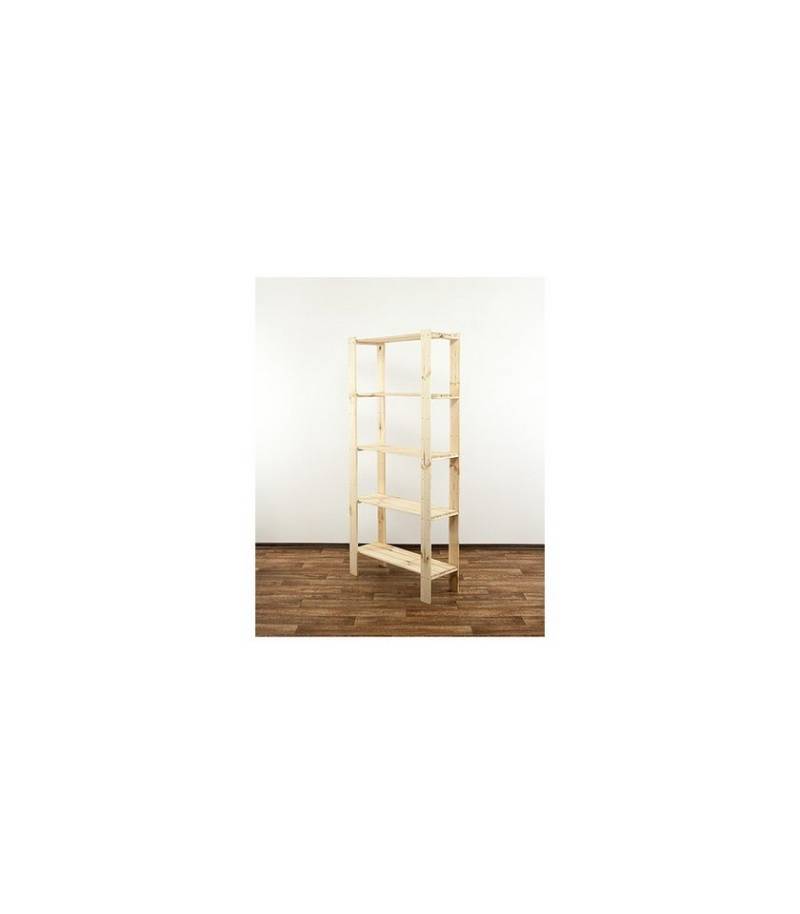 PROREGAL® Schwerlastregal WOODLAND, HxBxT 166,4x80x30cm, Fachl. 120kg, 4 Fachboden, Natur von PROREGAL®