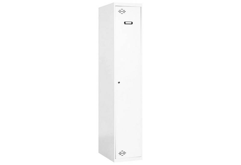 PROREGAL® Spind Schließfach AMEGO 180x30x50cm 1 Abteil Grundmodul Anthrazit-Anthrazit von PROREGAL®