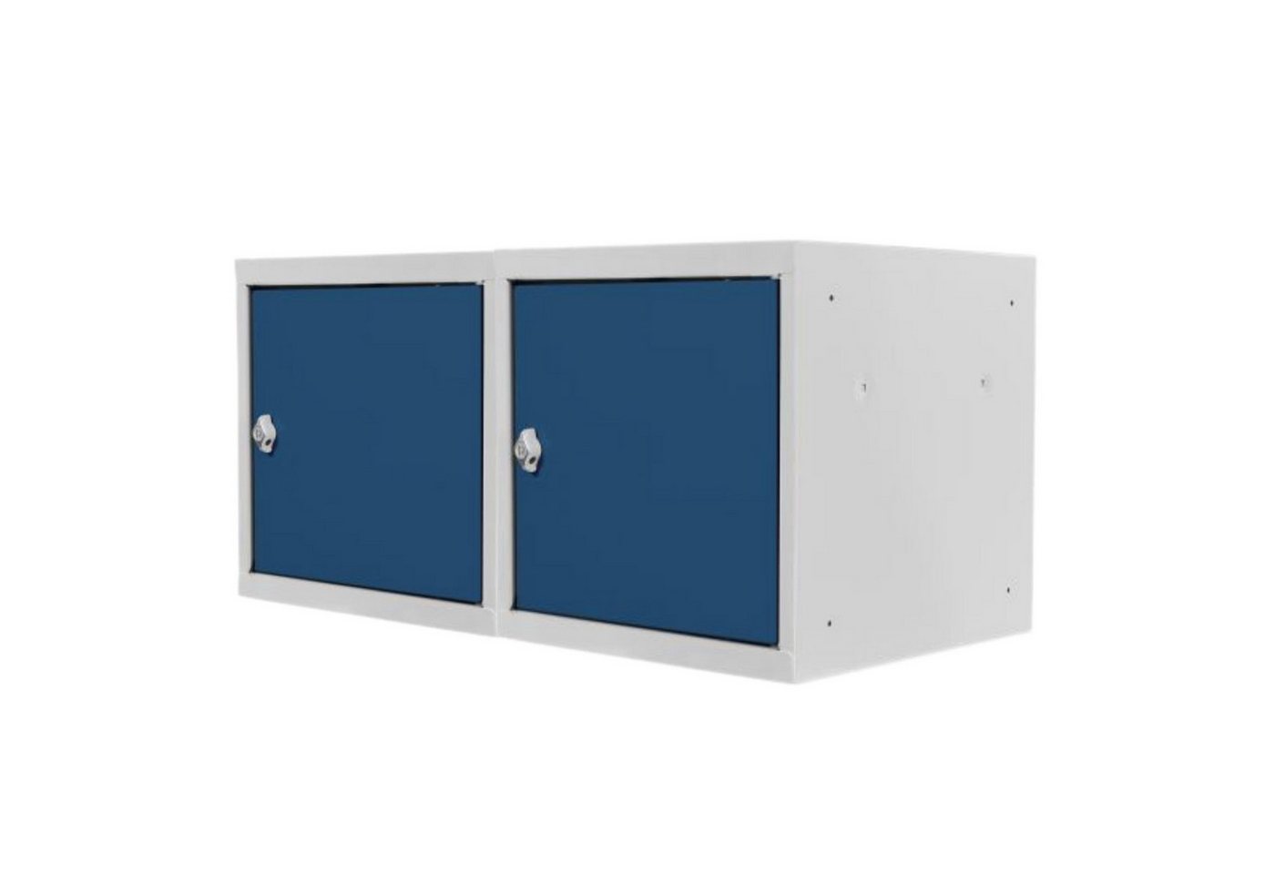 PROREGAL® Spind Schließfachwürfel Blocky mit Zylinderschloss + 2 Schlüssel, Grau von PROREGAL®