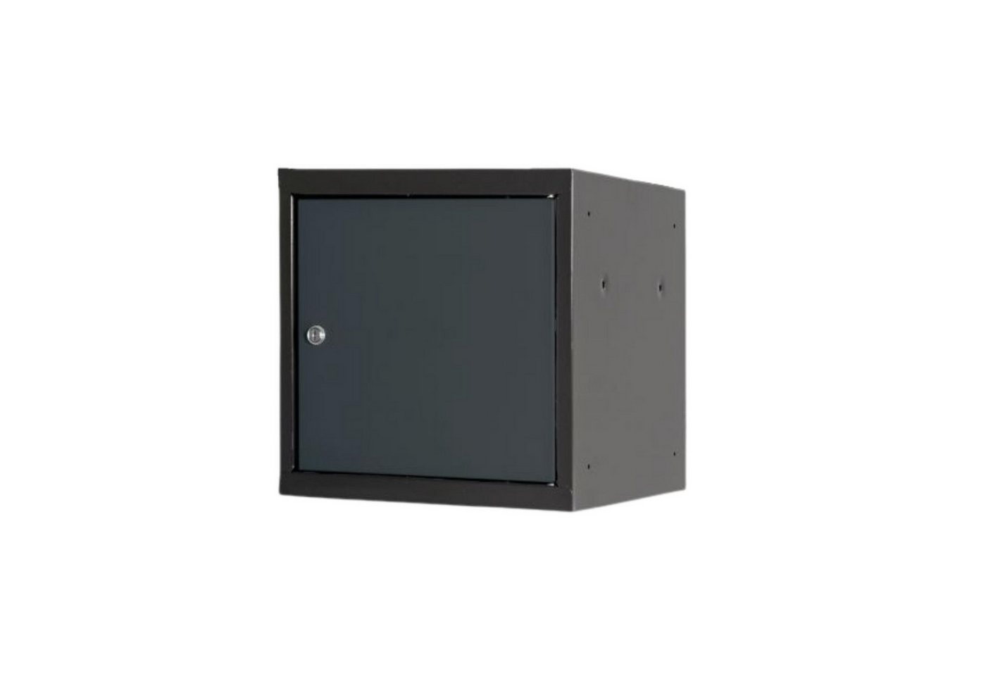 PROREGAL® Spind Schließfachwürfel Blocky mit Zylinderschloss + 2 Schlüssel, Grau von PROREGAL®