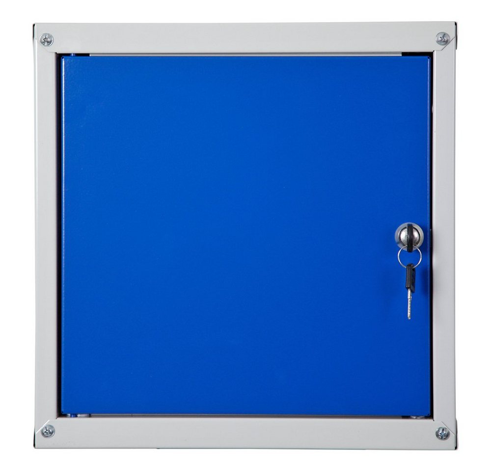 PROREGAL® Spind Schließfachwürfel Wertfachschrank Umkleideschrank Möbeltresor CUBIC Verstärkte Ecken, Zylinderschloss, Würfel miteinander verschraubbar von PROREGAL®