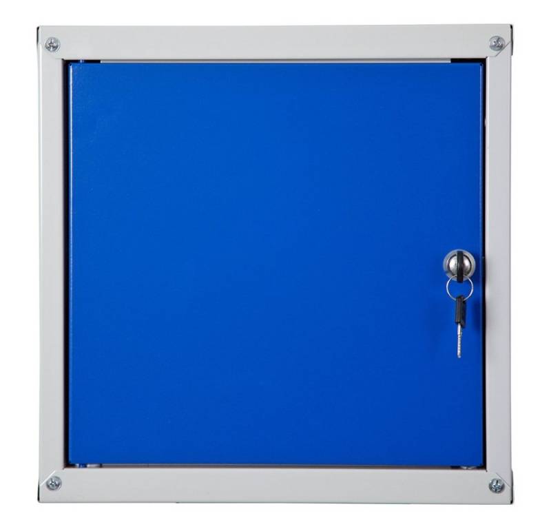 PROREGAL® Spind Schließfachwürfel Wertfachschrank Umkleideschrank Möbeltresor CUBIC Verstärkte Ecken, Zylinderschloss, Würfel miteinander verschraubbar von PROREGAL®