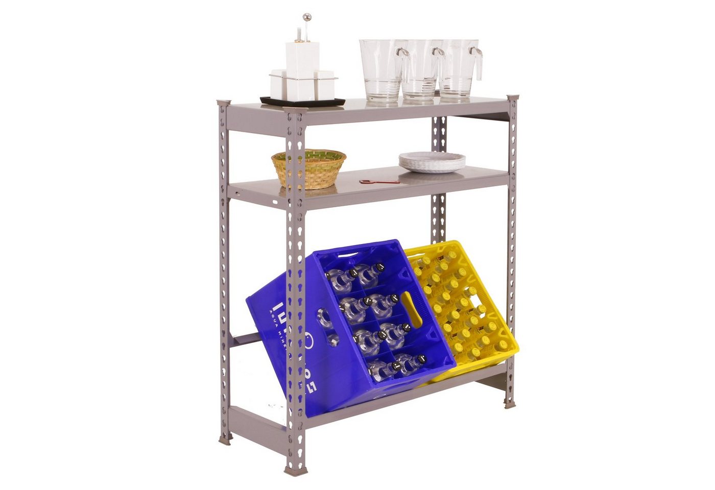 PROREGAL® Standregal SIMONBOTTLE von Simonrack HxBxT 100x80x30cm, Traglast 100kg von PROREGAL®