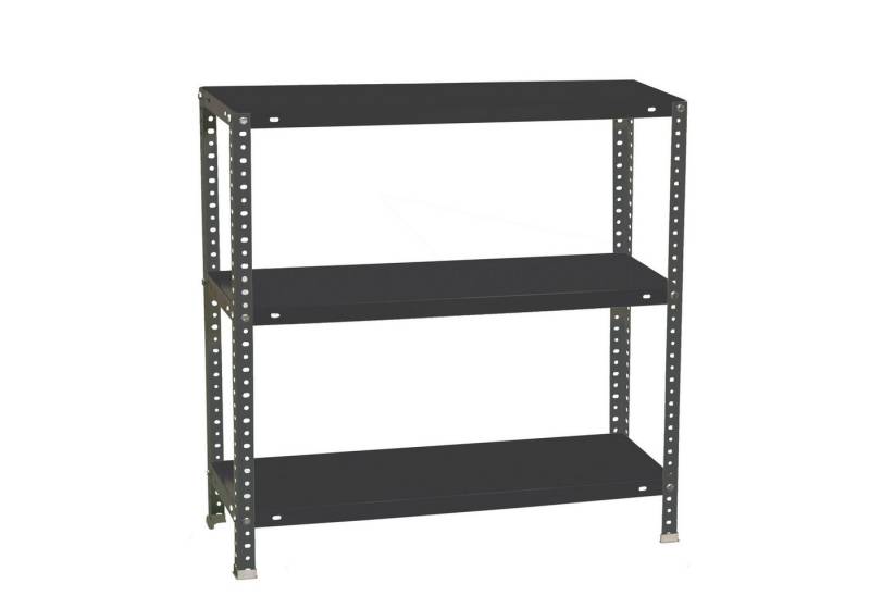 PROREGAL® Standregal Schraubregal PANDA MINI, Höhe 90cm, Fachlast 100kg, Viele Farben von PROREGAL®