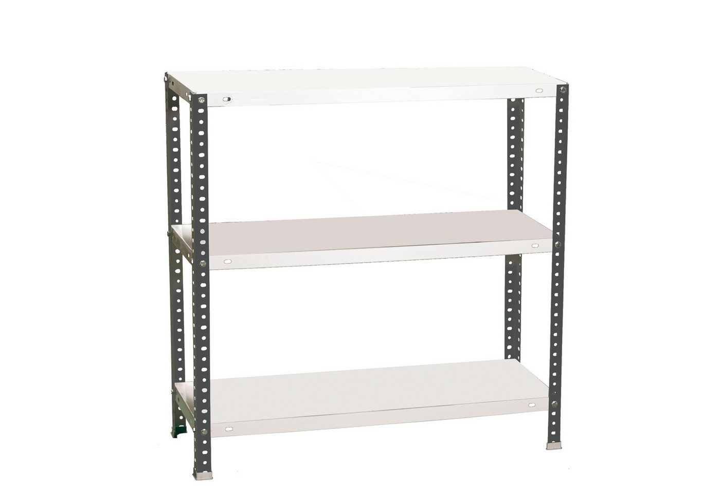 PROREGAL® Standregal Schraubregal PANDA MINI, Höhe 90cm, Fachlast 100kg, Viele Farben von PROREGAL®