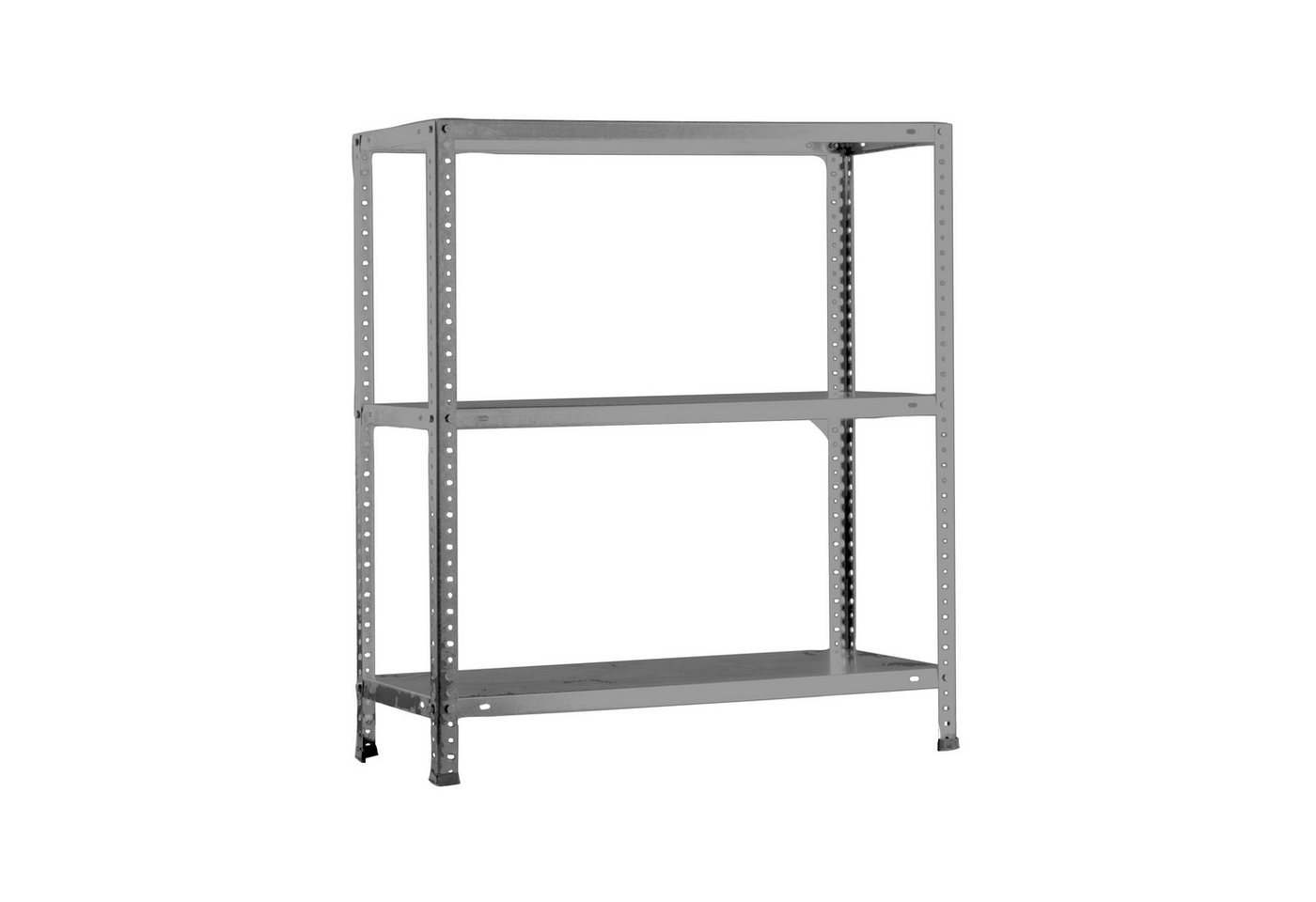 PROREGAL® Standregal Schraubregal PANDA MINI, HxBxT 90x80x30cm, Grau von PROREGAL®