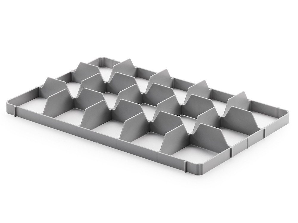 PROREGAL® Stapelbox Gefacheinteilung für Gläser 3x4, Unterteil, HxBxT 7x56x36cm von PROREGAL®