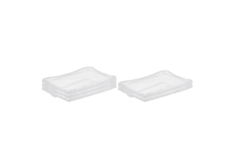 PROREGAL® Stapelbox SparSet 5 Klickdeckel für transparente Eurobehälter BasicLine 20x30cm von PROREGAL®