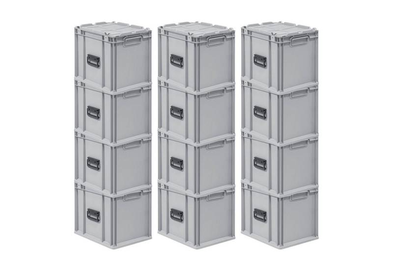 PROREGAL® Stapelbox SuperSparSet Eurobox NextGen Portable, Verschiedene Größen/Mengen (12 St) von PROREGAL®
