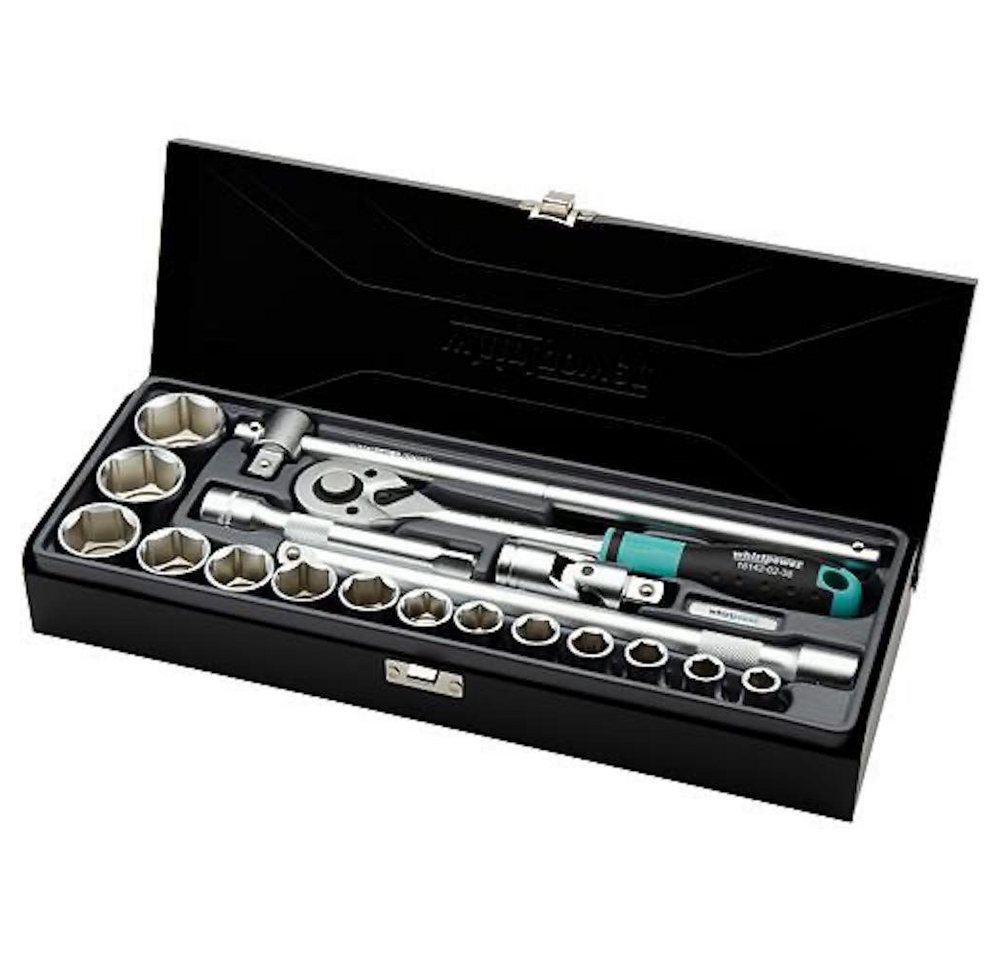 PROREGAL® Steckschlüssel Steckschlüsseleinsatz Set Whirlpower® 1614-sk13se, 45 Stück, 1/2 " von PROREGAL®