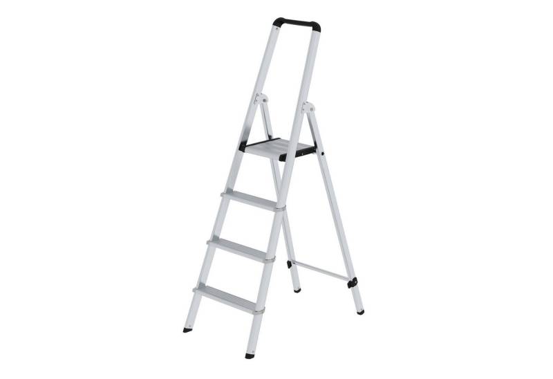 PROREGAL® Stehleiter ML Stufen-Stehleiter einseitig begehbar 4 Stufen von PROREGAL®