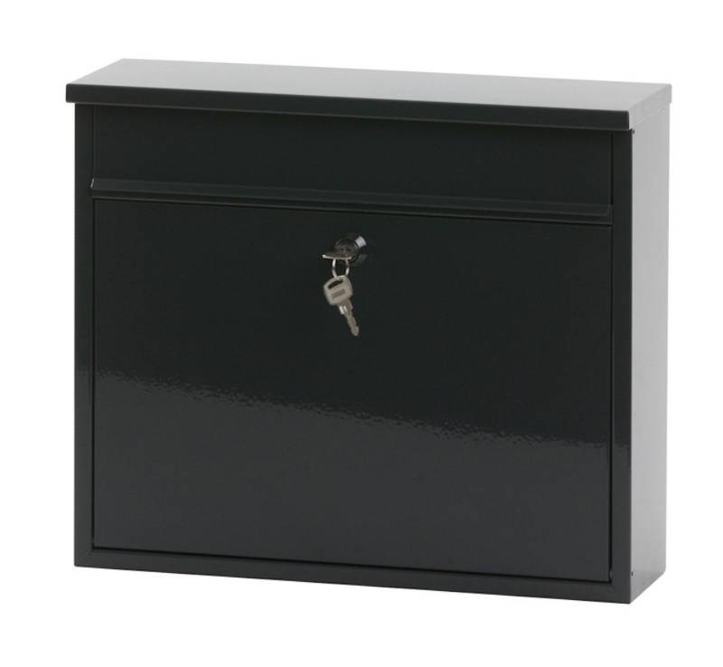 PROREGAL® Wandgarderobe Wandbriefkasten Granadan aus Stahl mit Einwurfsklappe, Anthrazit von PROREGAL®