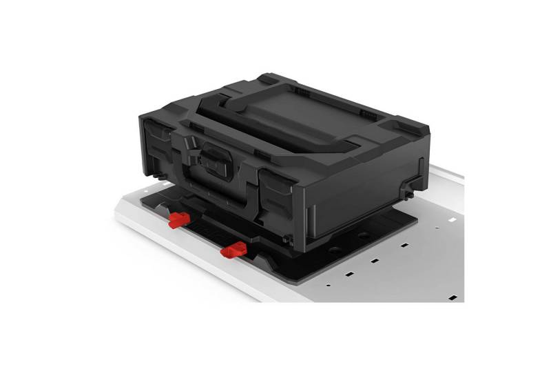 PROREGAL® Werkzeugkoffer Adapterplatte für MetaBox mit Sicherungriegel. HxBxT 2x28,5x39,5cm von PROREGAL®
